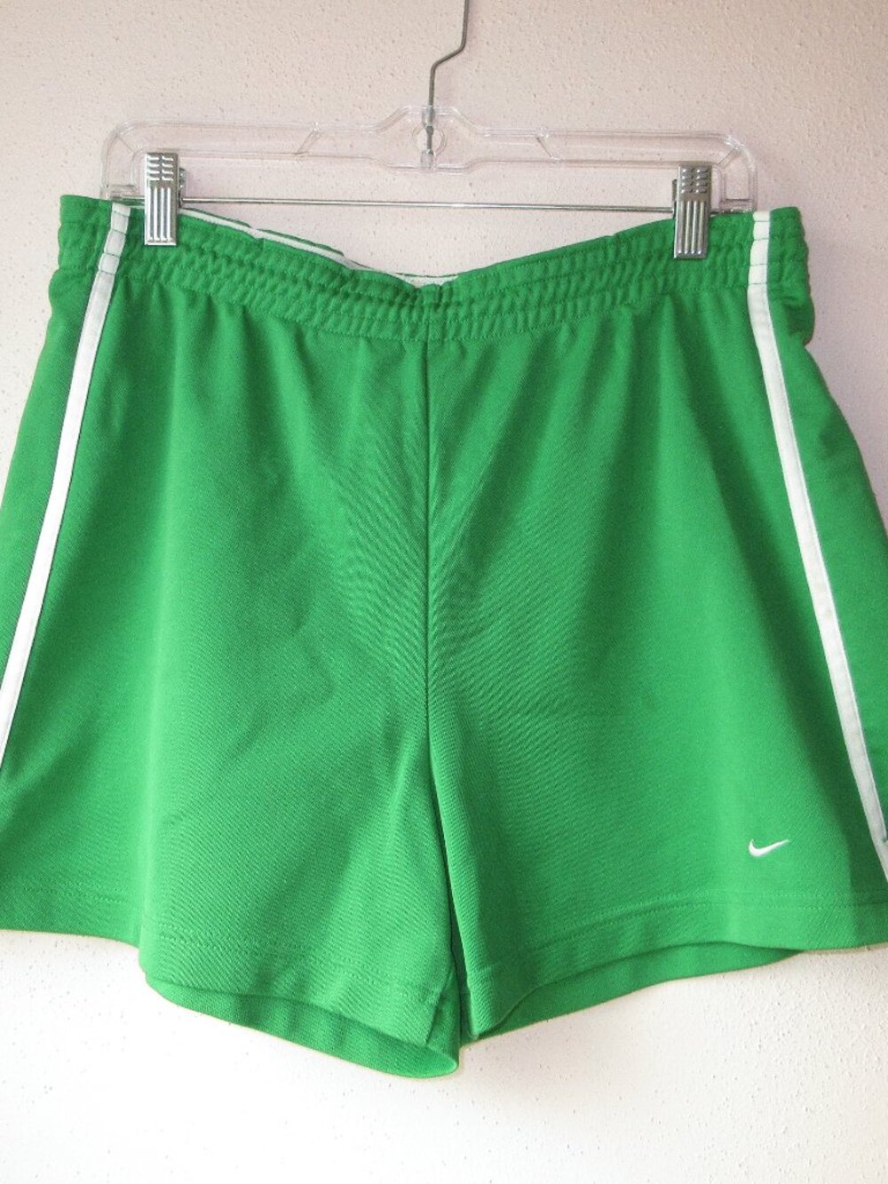 Vintage Nike L Soccer Shorts Y2K 90s Retro Athletic Streetwear White Stripe